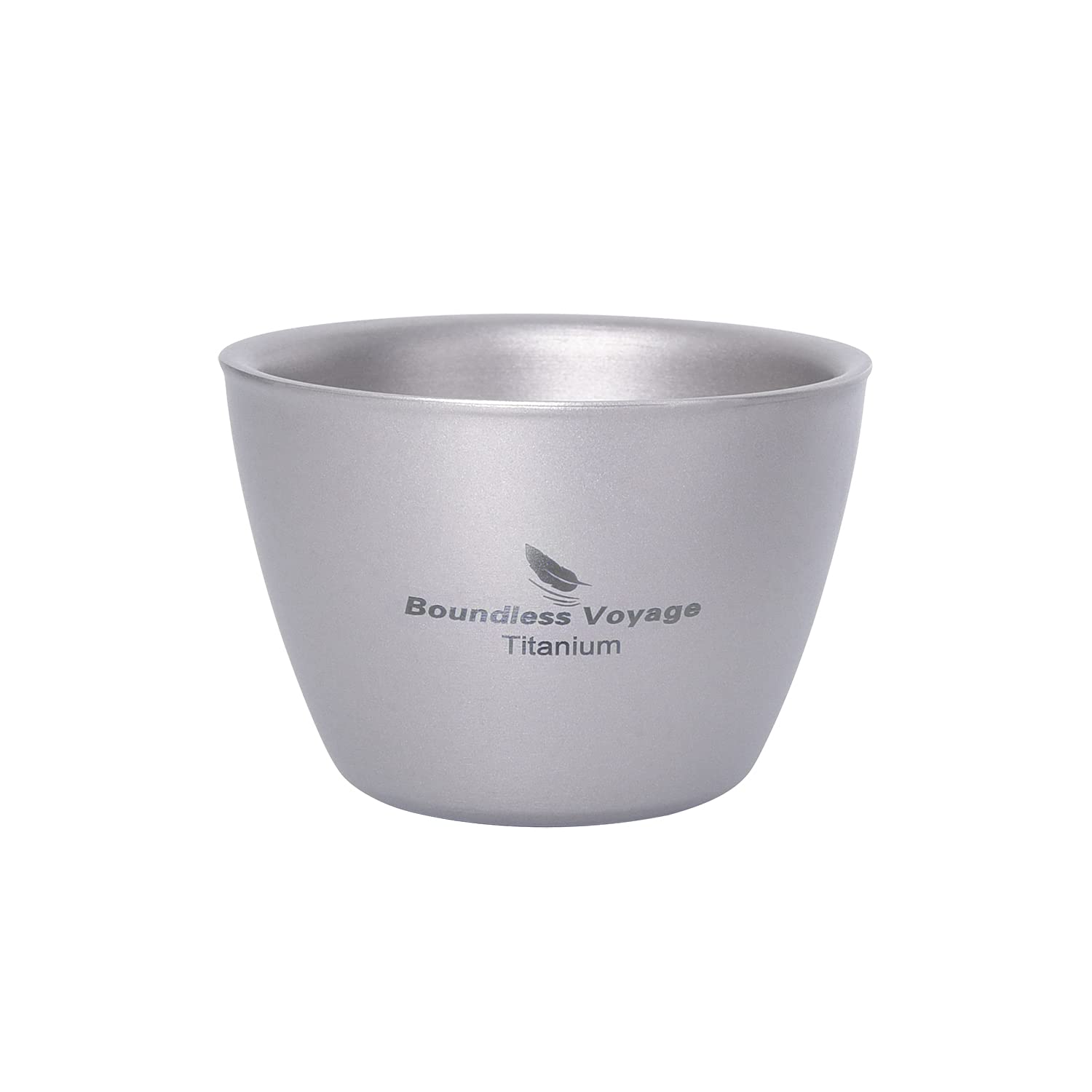 Boundless Voyage Sake Mini Cup 1 Double-Walled Cup, Ultra-Lightweight (Ti3089D, piece)