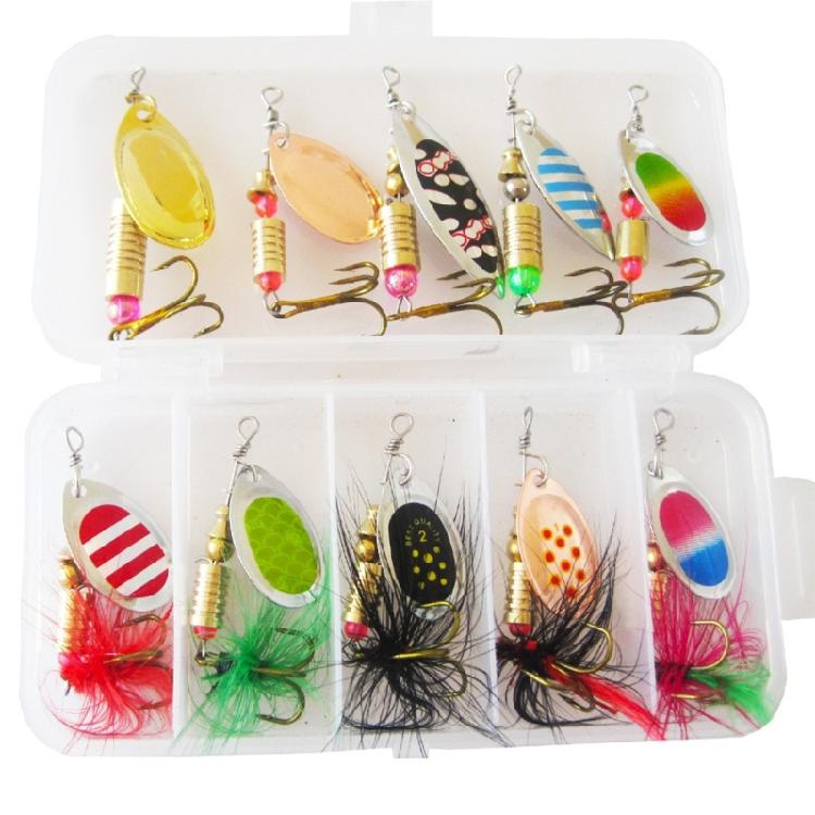 10 шт. Металлические блесны для ловли рыбы, Рыболовные блесны, Вращающиеся блесны, Кастинговые рыболовные блесны, Приманки, Рыболовные блесны, Блесны-лепестки