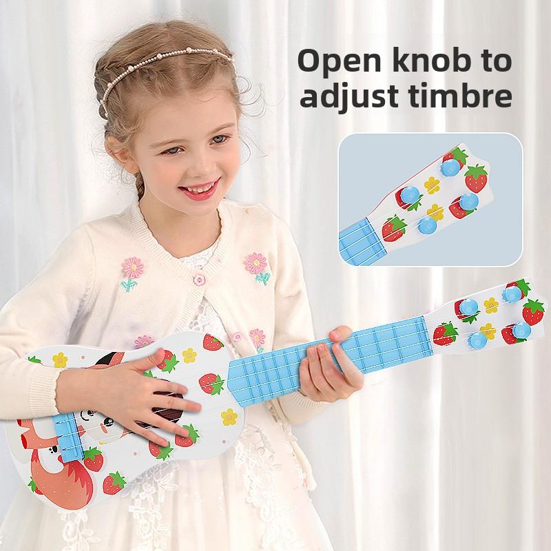 Non-Toxic Children Simulated Guitar Toy Beginners Mini Guitar Instrument Can Play Music For Children And Children Toy Best Birthday Gift For Kids