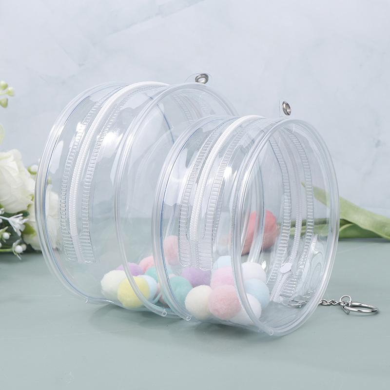 Classic Doll Storage Bags Transparent Outdoor Bag With Keychain Mystery Doll Display Storage Bags Dust-Proof Organizer Pouches