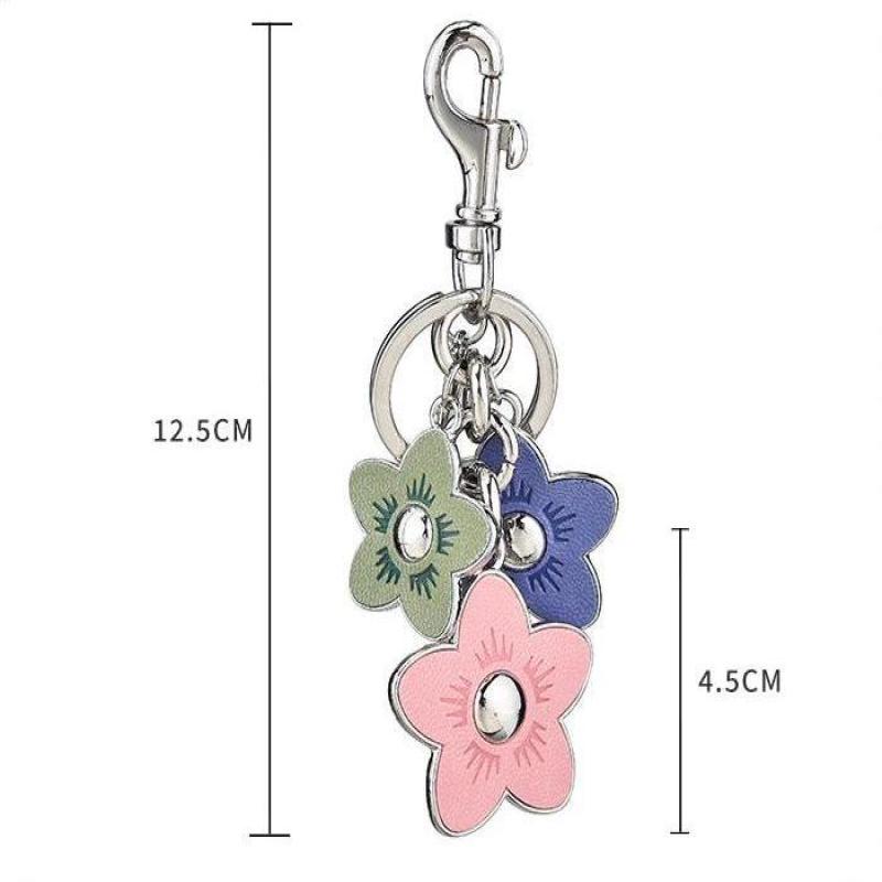 Creative Retro Bag Hanging Ornaments Elegant Multipurpose Flower Keychain Lightweight Backpack Pendant Decoration Gifts