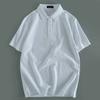 Export Tail Order Factory Leftover Stock Summer Thin Short-Sleeved Polo Shirt Loose Plus Size Men Business Casual Top Clothes