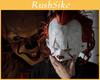 Máscara aterradora de Stephen King para Halloween, disfraz de Joker para hombre, cosplay