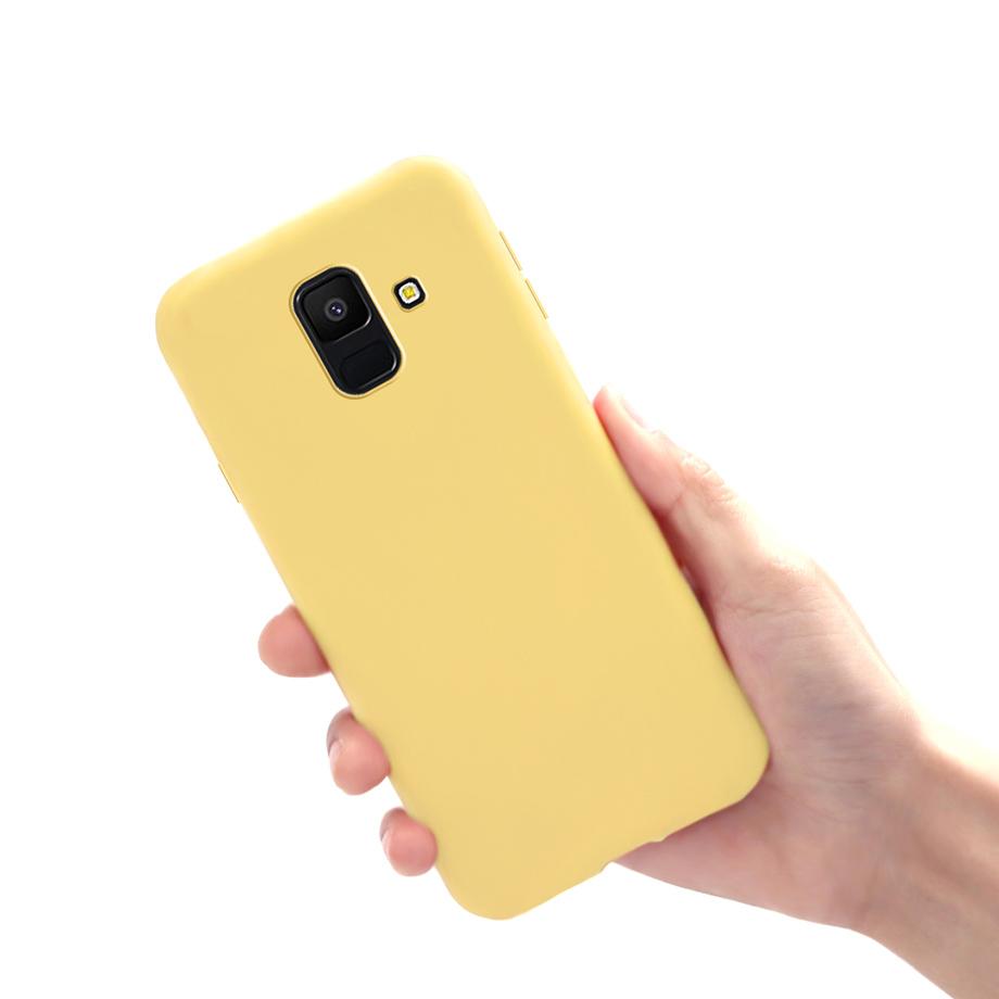 

Чехол Для Телефона Чехол Samsung Galaxy A6 2018 Samsung A 6 Plus A6Plus 2018 A600F A610F Мягкий Силиконовый Задние Чехлы Обложка Fundas Coque Samsung A6 Plus 2018 жёлтый