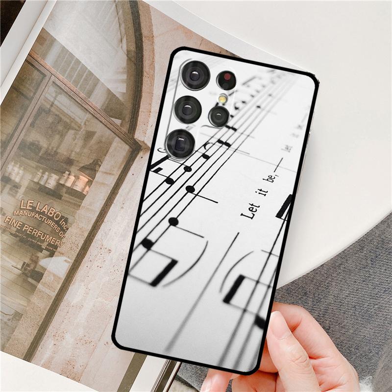 

Piano Keys Musical Phone Case For Samsung Galaxy S25 Ultra S9 S10 S20 S22 S21 Plus S23 FE S24 Ultra Full Cover Galaxy S23 Plus