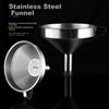 Jekero (Jekero) 304 Detachable Strainer Stainless Steel Funnel Large Size for Wine And Oil - 15cm