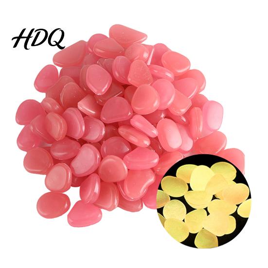 Decorative Glowing Rocks for Terrariums Glow-in-the-Dark Garden Stones 1cm Night Guide Luminous Pebbles Aquarium Glow Rock Fillers Resin Stones