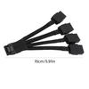 Powerful 600W PCIe 4x 8Pin Female To 16Pin Graphics Card Power Cable 12VHPW For Gaming PC Builds