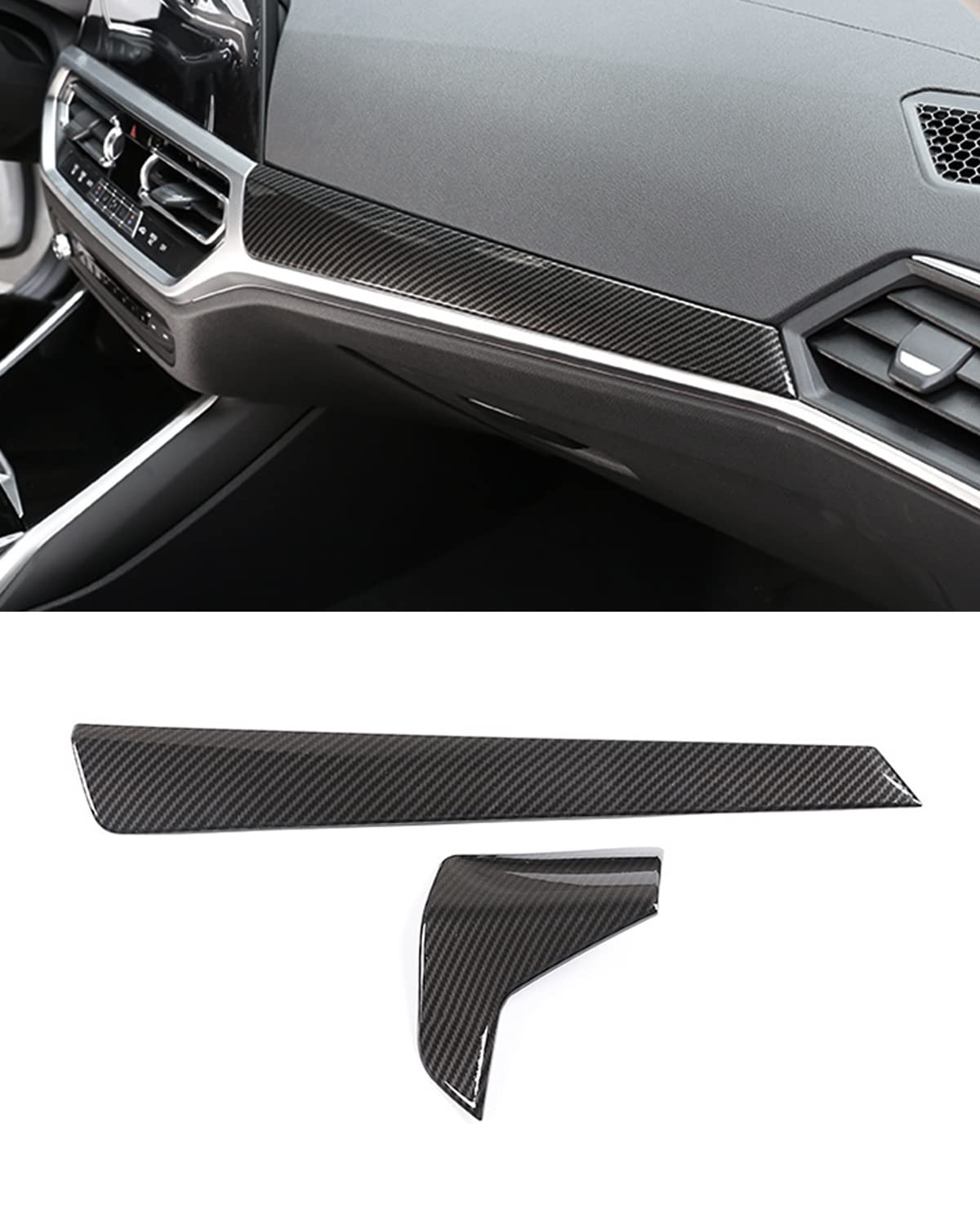 

SHSBSCAR ABS Carbon Fiber Color Car Center Console Dashboard Decorative Panel Trim for BMW G20 G28 325li 3 Series Center Control Passenger Panel Trim