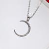 Ladies' Crescent Pendant Necklace, Daily Wearing Collarbone Chain, Minimalist Jewelry, Gift Giving