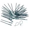 50Pcs Adjustable Plastic Plant Cable Ties Reusable Self-locking Ties Garden Plant Vine Supports Cable Ties Stem Clip Fastener