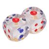 10 Stück 2,5 cm 6-seitiges Würfelset durchscheinende Farben Würfel Standard Spielwürfel Brettspiele Würfel