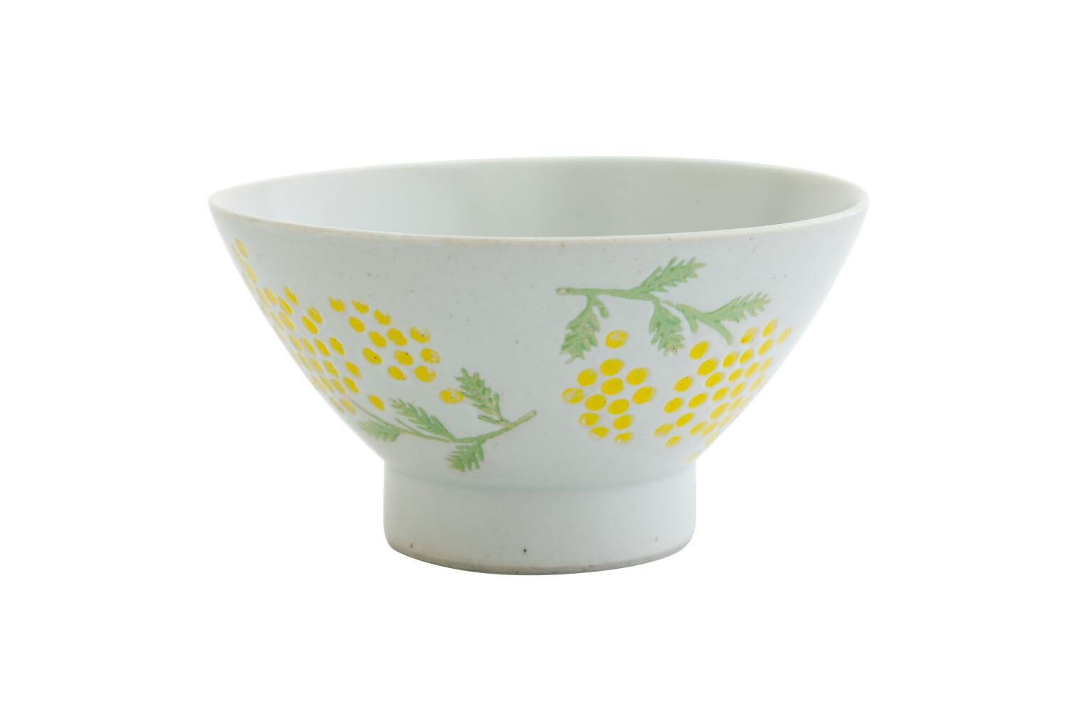 

Миска Mimosa Waltz Hasami ware для риса, японский цветочный узор, фарфор,