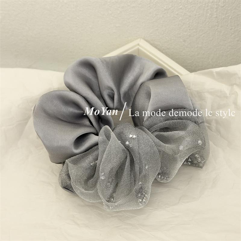 

Diamond-shaped Braided Hair Tie for High-end Curly Hair срібний/сірий колір