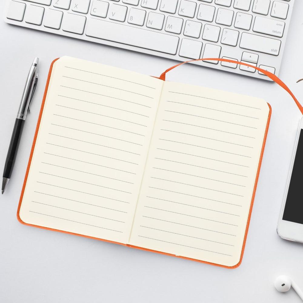 3Pcs PU Leather Notepad Hardcover Journal Stylish Diary  Business Note оранжевый