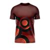 Simple Fashion Running T-Shirt Summer Casual Outdoor Fitness 3D Printed Men's Sports T-Shirt Shoe Neck T-Shirt