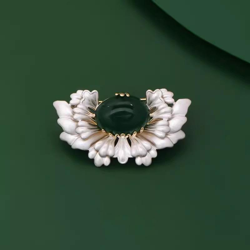 

Бегония Брошь Высококачественная женская новая китайская брошь National Tide Классическая брошь в виде цветка Костюм Cheongsam Универсальные аксессуары Tide