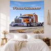 Kw Heavy Trucks Custom Your Name Wall Decor Tapestry Art For Pet Memorial Birthdaywedding Party Backdrop Family Gift