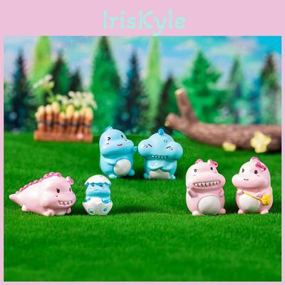 Dinosaur Resin Colorful Desk Decor Cartoon Animal Figurine Diy For