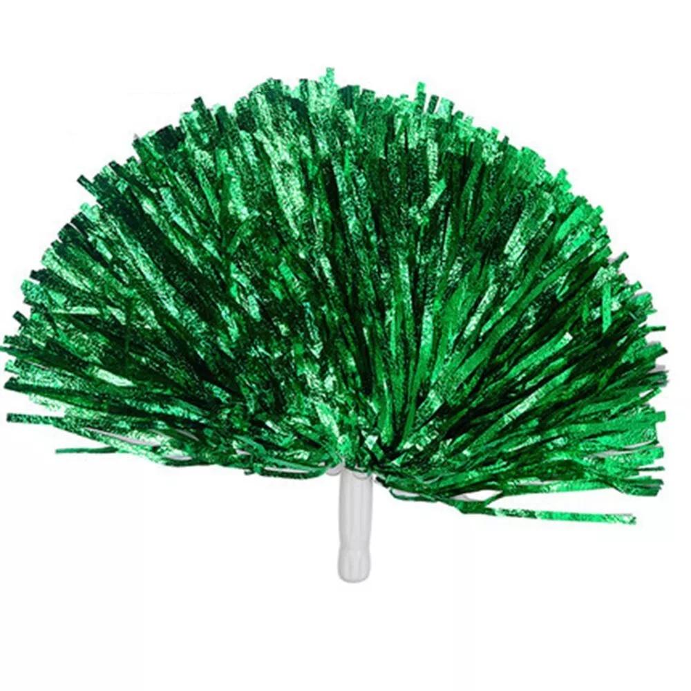 Cheerleading Pom Poms Metallic Pompoms Sports Pom Poms Lightweight Hand Flowers For Party Decorations Cheerleading School