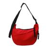 Vielseitige Knödeltasche für Damen: Einfarbige Nylon-Umhängetasche 2026 Edition
