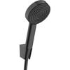 Shower Head - HANSGROHE - Pulsify - 10.5cm - 1 Spray - 125cm Hose Matte Black