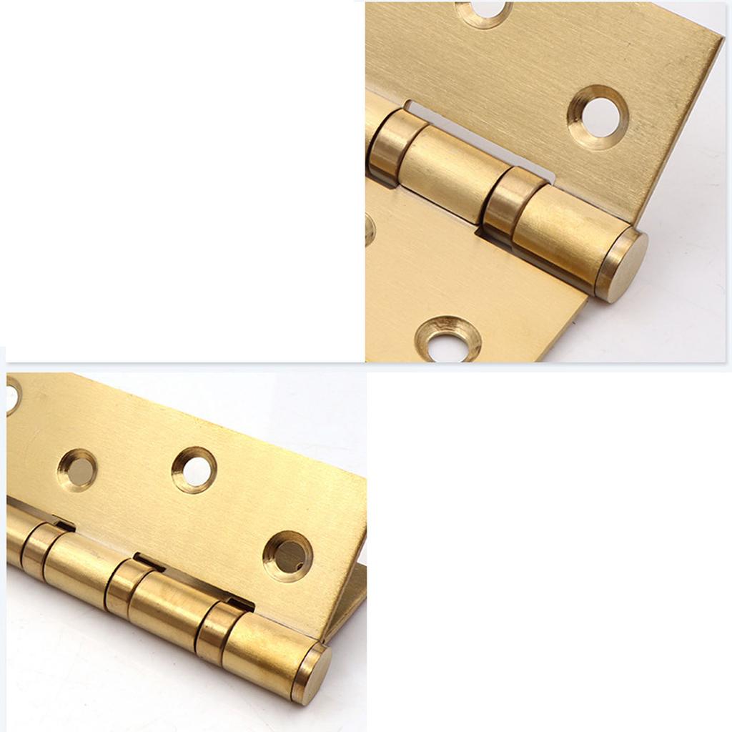 Silent Door Hinges Male & Female Set, Quiet Hinges for Home Bedroom Wooden Doors, Smooth Opening Door Hardware