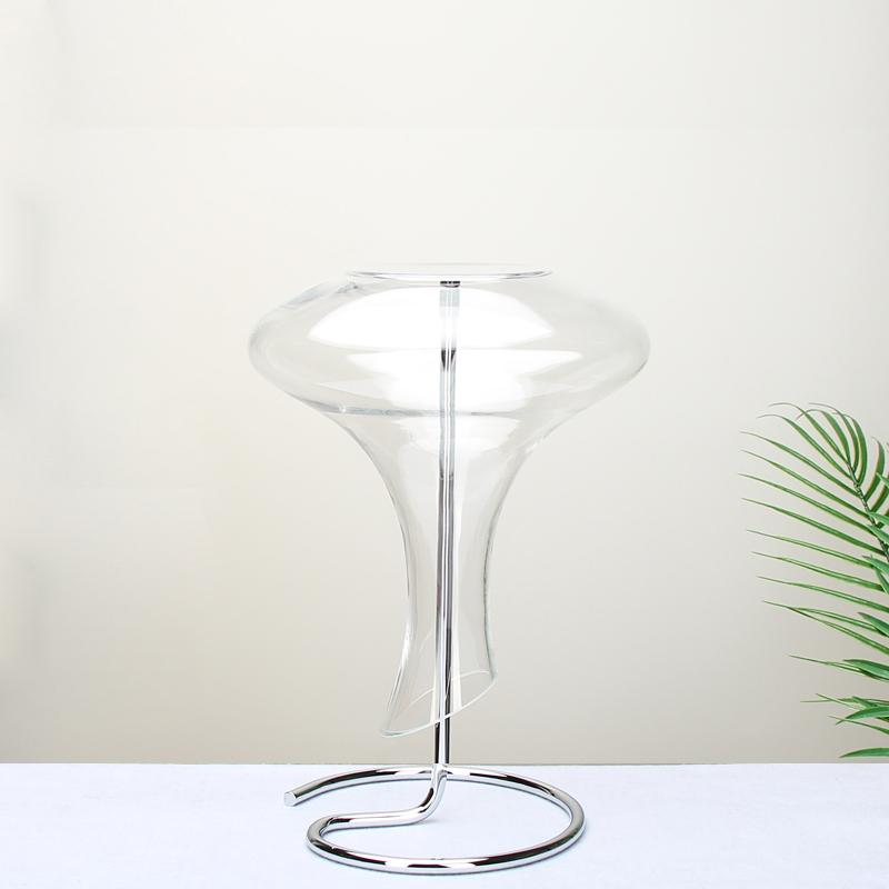 Bottle Cup Dryer Rack Wine Decanter Drying Stand Wine Gift Durable Steel Holder For Cafe Countertop Dining Room Desktop Kitchen