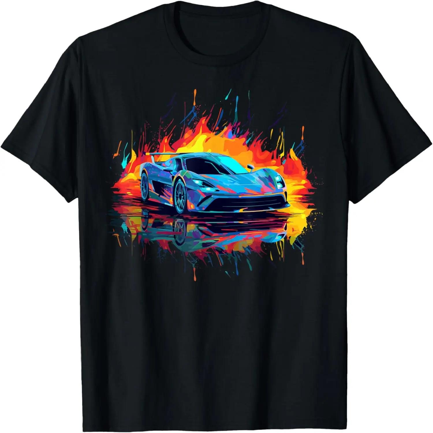 

Exotic Concept Sports Car Supercar Luxury Hypercar Graphic T-Shirt XXXXXL чорний
