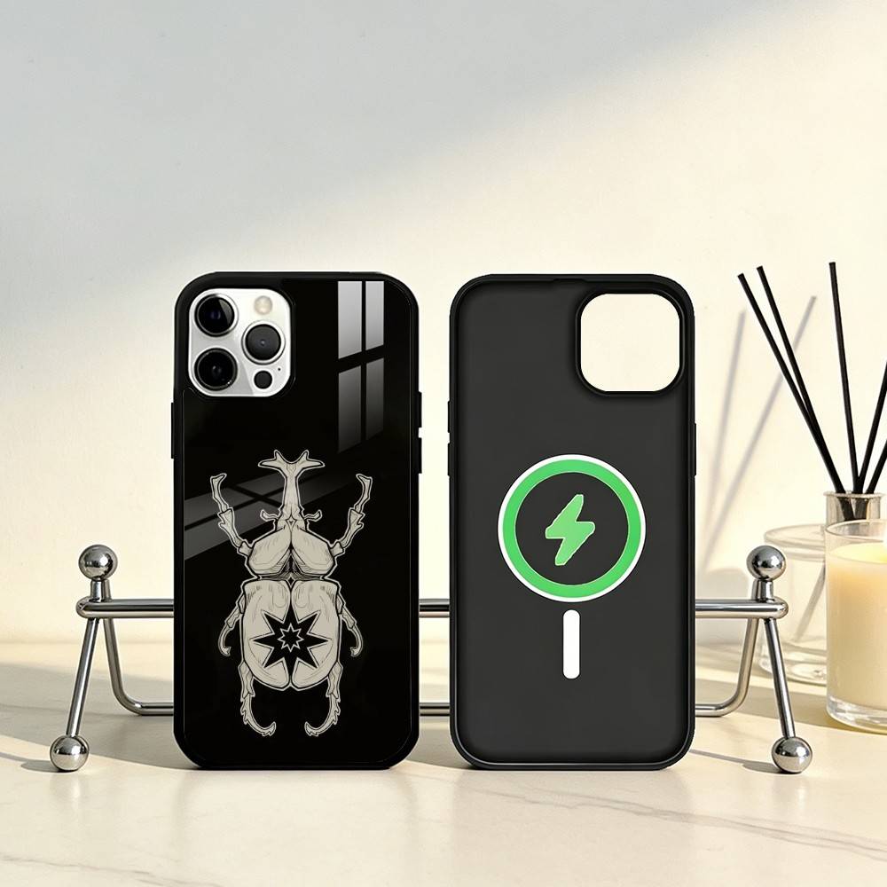 

B-Biology Art Insects Bugs Phone Case For iPhone17,16,15,14,13,12,11 Plus,Pro Max Magnetic For Magsafe Wireless Charging iPhone14