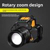 Strong Light, Super Bright, Waterproof, Rechargeable, Long-lasting LED Outdoor Head Mounted Fishing, Night Fishing, Zoom Sensor