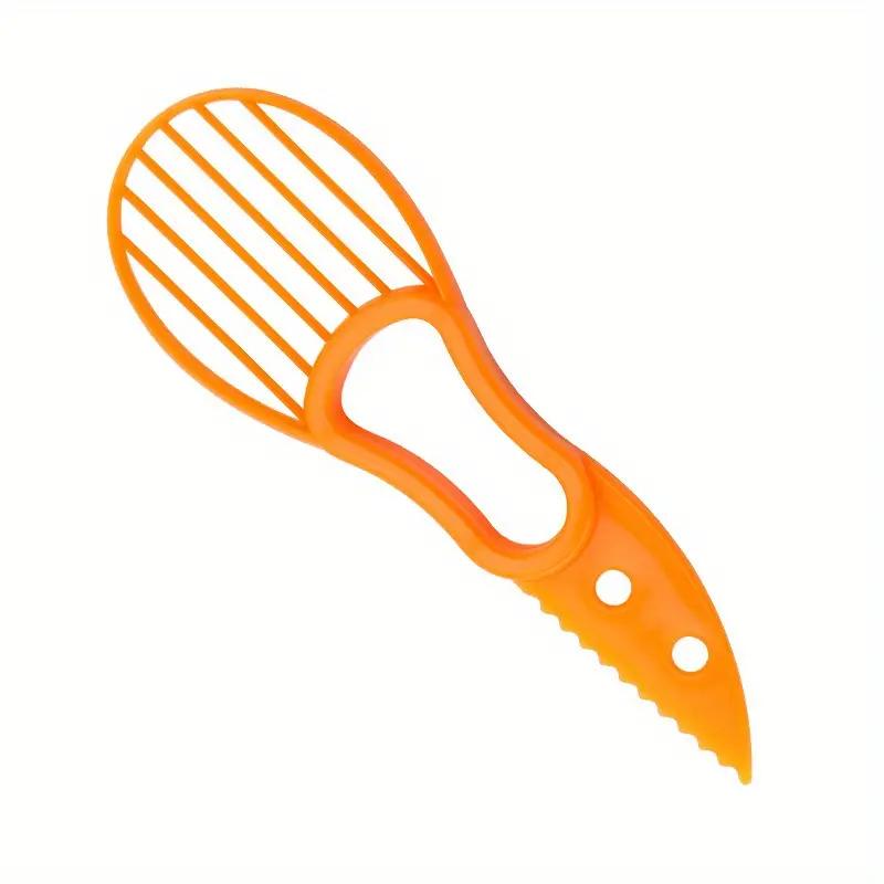 1pcs, 3-in-1 Avocado Slicer Shea Corer Butter Fruit Peeler Cutter Pulp Separator Plastic Knife Kitchen Vegetable Tools Home Accessory