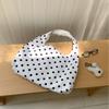 Commuter Bag Women's Large-capacity New Popular Round Polka Dot Underarm Shoulder Bag Portable Tote Bag Women