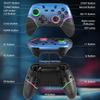 RGB Wireless BT Controller for Nintendo Switch 1/2/OLED Gamepad for Android Phone/PC Hall Effect Joystick with Turbo Function