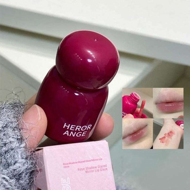 Herorange Mirror Lip Glaze Lasting Water Light Toot Lip Moisturizing Moisturizing Lip Gloss Long-Lasting Lipstick