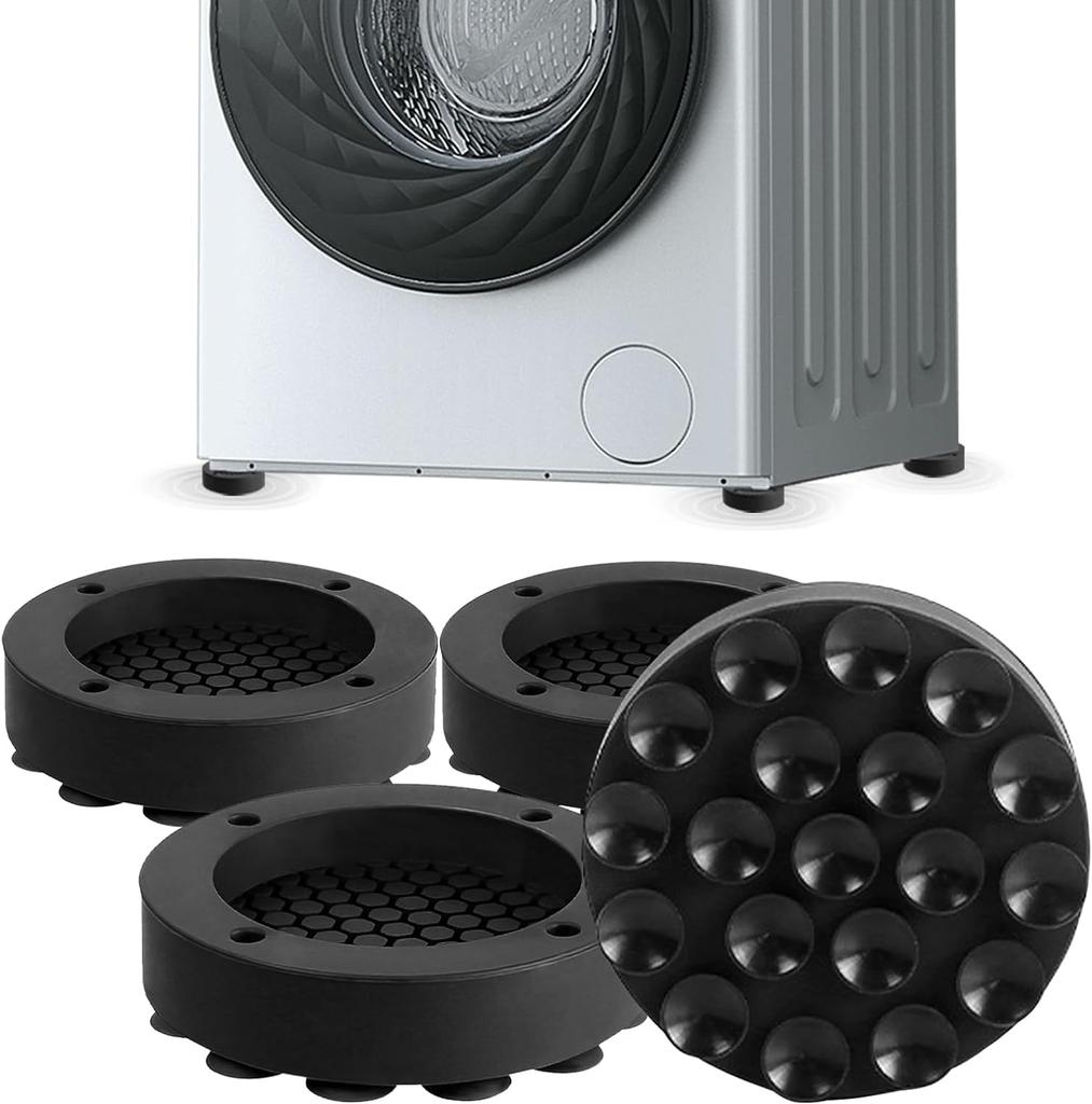 Anti Vibration Feet Pads Rubber Mat Slipstop Silent Universal Washing Machine Support Washer Washing Machine Foot Pads Protects