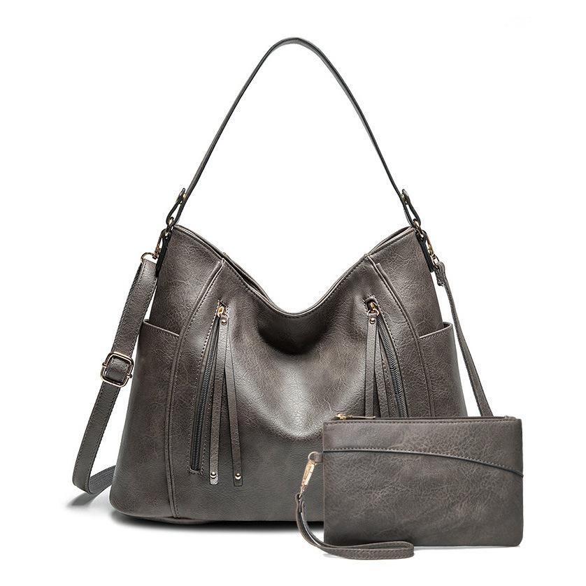 RPET Women s Tote Bag RPET Recycled Leather Handbag Recycled PU Boston Bag Factory