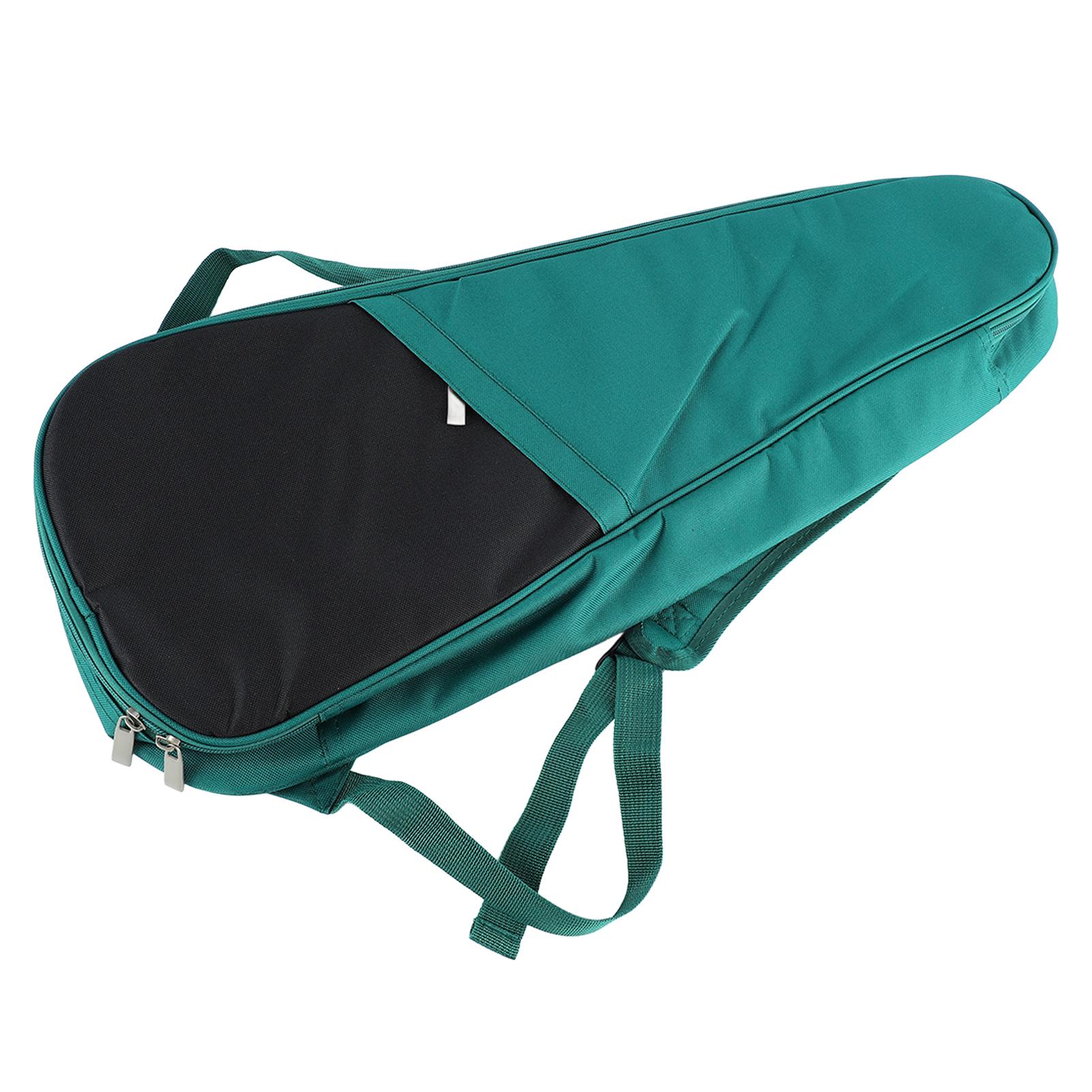 

Ukulele Bag with Adjustable Straps Waterproof Oxford Cloth Ukulele Protection Backpack for 23in темно-зеленого