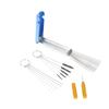 Carburetor Jet Cleaning Tool Set Professional Grade Metal Needles Nylon Brushes Reamer for Auto Repair Shops