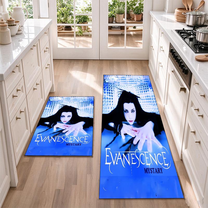 Nightwish A Flannel Kitchen Floor Mat – Non-Slip, Absorbent and Easy to Clean Suitable for Kitchens, Entryways Bedroomsand Bathrooms