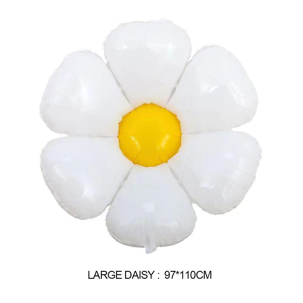 Spring Floral Aluminum Foil Balloons for Birthday Parties and Outdoor Events