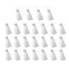 25 Pcs White Aluminum Gutter Wedges Leveling Shims for 5-Inch K-Style Gutters DIY Gutter Repair Kit for Different Roof Pitches