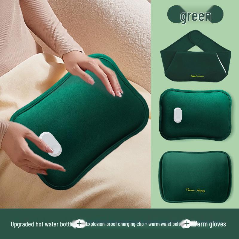 Electric Explosion-Proof Rechargeable Hand Warmer & Large Hot Water Bag
