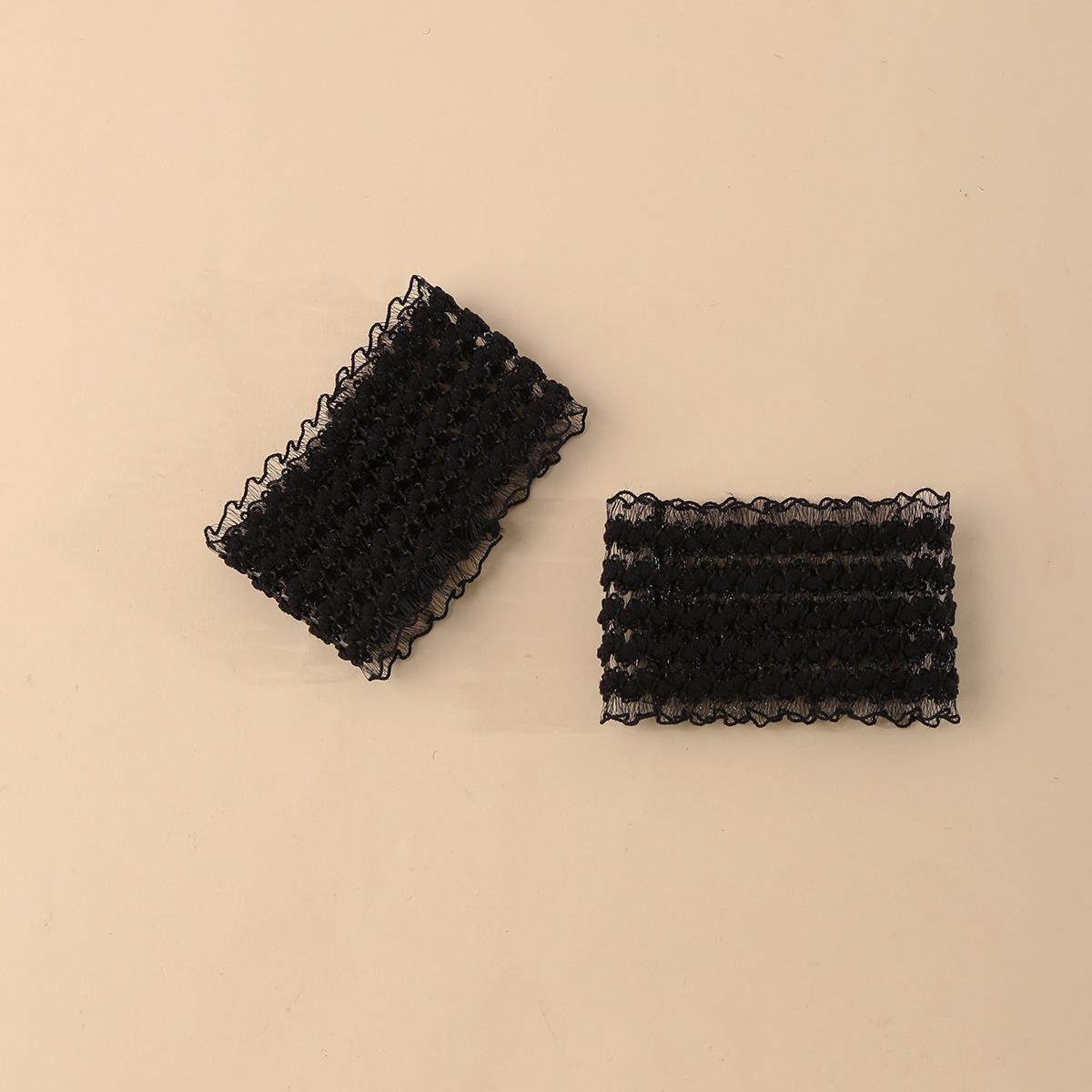 

2pcs Cuff Edge Fixing Belt, Sleeves, Cuffs, Anti-slip Armband, Comfortable, Non-strangling, Seam-free and Removable чорний
