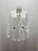 2026 European/American Fashion Solid Color Long Sleeve Jacket - Spring/Autumn Suit