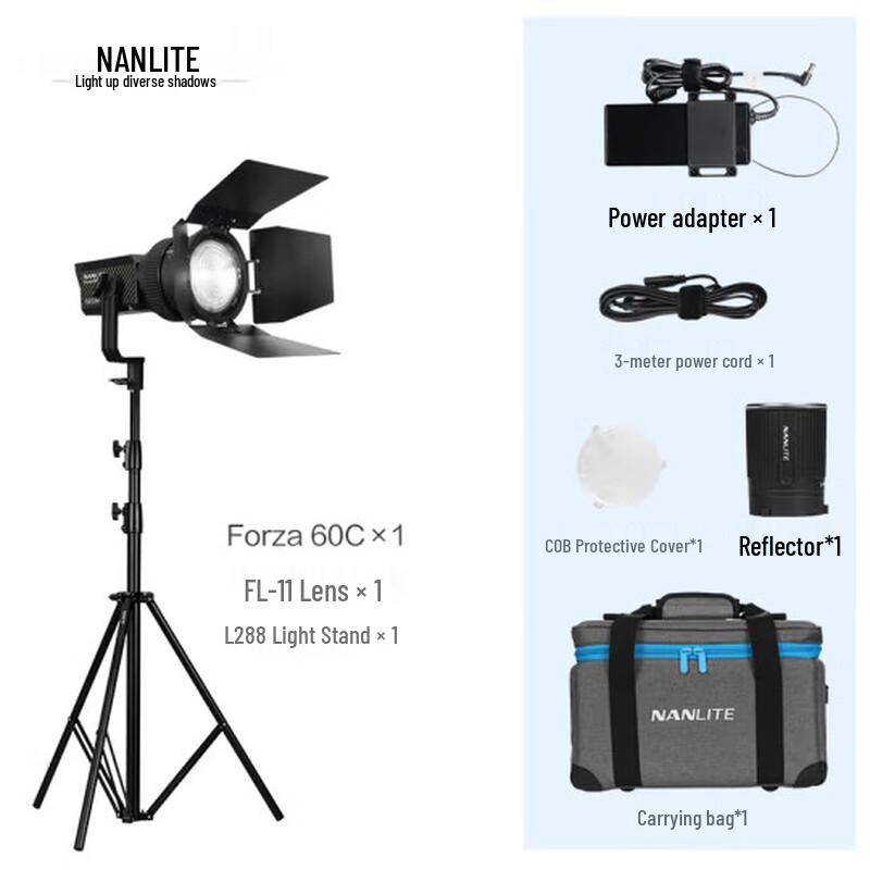 NANLITE Forza 60C RGB LED Photography Spotlight