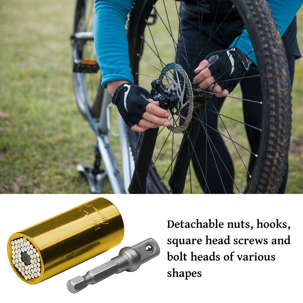 Wrench Head Socket Universal Drill Ratchet Spanner Sleeve 7-19mm Power Drill Bushing Socket