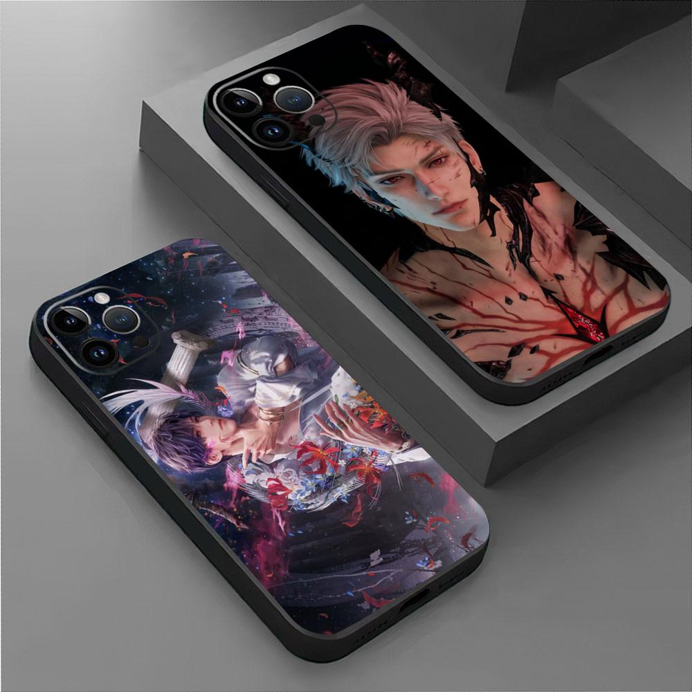 new Love and Deepspace Game Phone Case For iPhone 16 16e 15 14 13 12 11 XS XR Plus Mini Pro Max Soft black Shockproof Cover