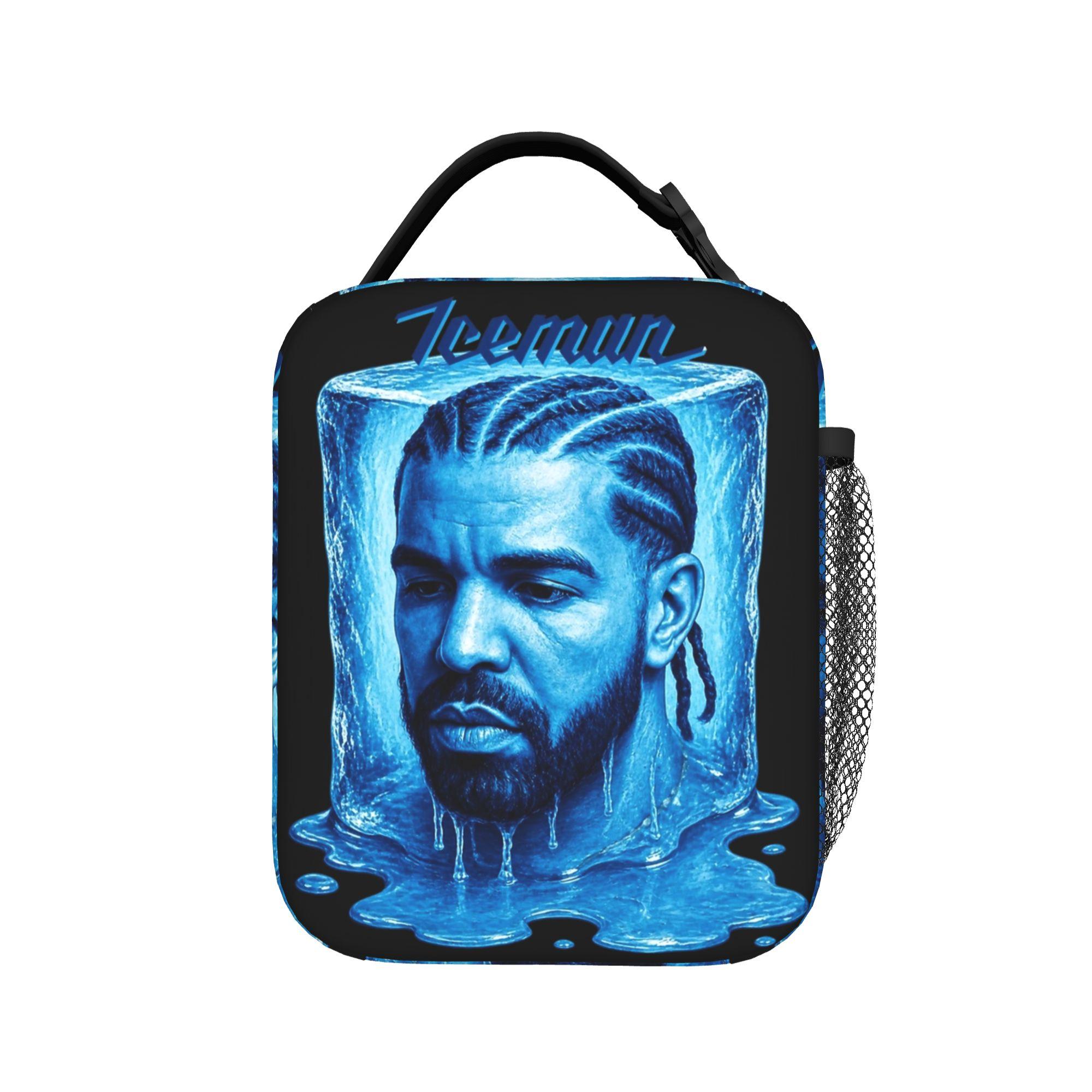 Insulated Lunch Bags Drake Iceman Album 2026 Merch Food Box Fashion Thermal Cooler Lunch Box For Travel One Size