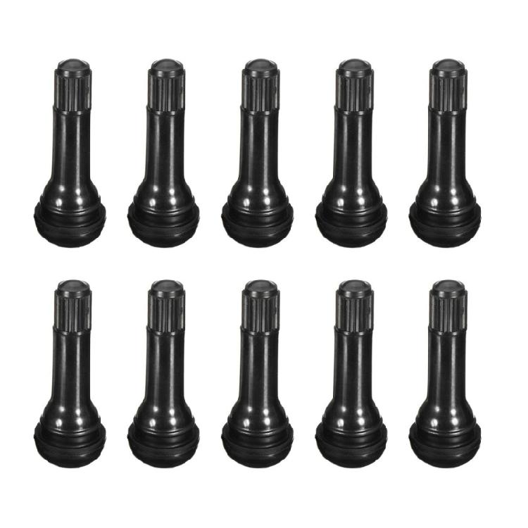 TR413 Snap-in Rubber Tubeless Tire Tyre Valves Stems for ATV Car Motorcycles 1